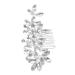 SOESFOUFU Crystal Hair Accessories Bride Hair Side Comb Rhinestone Hair Comb for Bridal Wedding Hair Comb for Bridal Sparkly Hair Comb Decorative Hair Comb Bride Hair Accessories