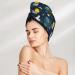 Hair Towel Wrap for Quick Drying | Towel Turban with Button - Space & Animals Design - Buy Online on GoSupps.com