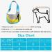 FEimaX Pet Dog Sling Carrier Breathable Mesh Hands-Free Bag for Small Dogs & Cats Adjustable Strap, Crossbody Design Ideal for Outdoor Travel (L Blue) - Buy Online on GoSupps.com