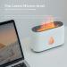 Flame Aroma Diffuser - Essential Oil Aromatherapy Humidifier with Night Light, Timer & Adjustable Brightness - Quiet Scent Diffuser for Home & Office (White) - Buy Online on GoSupps.com