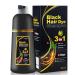 AUTUMEGE Black Instant Hair Color Shampoo for Gray Hair - Easy Hair Dye Shampoo 3 in 1-100% Grey Coverage - Herbal Coloring in Minutes for Women & Men (Black)