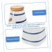 HOMSFOU 5pcs Kitchen Sauce Bottle Glass Ceramic Olive Oil Dispenser Oil Pot Can Containers with Lids Salad Oil Salad Dressing Container Seasoning Holder Condiment White Small Tools 13X7.5X4.3CMx5pcs Whitex5pcs - Buy Online on GoSupps.com
