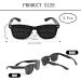 BVSRCP Eye Trainer Pinhole Glasses - 4 Pack Black Raster Glasses for Eye Relaxation & Vision Training - Buy Online on GoSupps.com