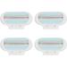4 Pcs Women's Razor Blade Refills - Compatible with Gillette Venus Smooth Razor - 3 Layer Blade for Comfortable Smooth Shaving - Washable and Easy to Replace - Buy Online on GoSupps.com
