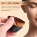 Black Diamond-shaped Kabuki Foundation Makeup Brush with Storage Case - Ideal for Blending Liquid, Cream, or Powder Cosmetics - Buy Online on GoSupps.com