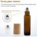 Glass Roll-on Bottles10pcs Glass Essential Oil Roller Bottles 10ml Empty Refillable Roller Bottle (Amber) - Buy Online on GoSupps.com