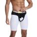 Samnuerly Inguinal Hernia Belt/Truss for Men Umbilical Hernia Support Belt Surgery Recovery Two Removable Compression Pads M (M)