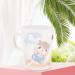 2PCS 300ML Children Baby Bamboo Fiber Cute Mug Cartoon Drinking Cup with Lid and Handle - Unbreakable Kids' Cup - Buy Online on GoSupps.com