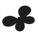 VOCOSTE Hair Pads Butterflies Shape Hair Pad Bangs Patch for Women Black