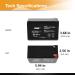 Casil Duracell DURA12-8F 12V 8Ah Replacement Battery CA1280 | Buy Internationally - High Quality & Fast Shipping - Buy Online on GoSupps.com