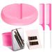 Inbagi Magnetic Bobby Pin Holder Hair Clip Magnetic Holder Bobby Pin Organizer Magnetic Pin Cushion with Magnetic Wrist Strap Bracelet 2 Hair Comb 30 Bobby Pins  Set of Pink