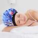 4 Pack Soft Satin Sleeping Caps for Women - Wide Band Salon Bonnets for Hair Loss - Silk Night Sleep Hats (4 Styles) - Buy Online on GoSupps.com