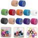 ULTECHNOVO 24 Rolls Sports Tape | Athletic Kinesiology Tape for Muscle Relief | Wear-Resistant Non-Woven Fabric Elastic Tapes for Elbow & Ankle - Buy Online on GoSupps.com
