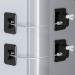 2 Pcs Fridge Lock, Refrigerator Lock for Children, Freezer Lock, Child Safety Cabinet Lock with Adhesive,Used in Refrigerator Door, Cabinets, Drawers, Toilet Seat