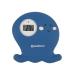 Badabulle digital baby bath thermometer Blue Octopus