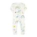 100% Cotton Two-Way Zipper Baby Sleepsuit Unisex Gender Neutral Onesie Romper for Boys and Girls Double Zip Footless with Fold Over Cuffs on Hands and Feet 0-3 Months Rainbow