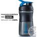 BlenderBottle SportMixer Tritan 590ml - BPA-Free Black/Cyan Protein Shaker & Fitness Water Bottle with Blender Ball - Buy Online on GoSupps.com
