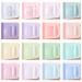 Gellen 16-Piece Gel Nail Polish Kit- Girly Macaron Tones, Fresh Pastels, Glitter Colors with Top & Base Coats - Buy Online on GoSupps.com