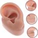 Healvian Human Ear Model Massage Kit Piercing Tools - Silicone Coffee Ear Mold 6.5x3.5cm - Buy Online on GoSupps.com