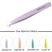 Sukmazz Professional Tweezers Set for Eyebrows - 4 Pcs for Ingrown Hair Removal and Eyelash Extension - Precision Eyebrow Plucking Tweezers - Buy Online on GoSupps.com