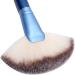 UKD Large Fan Makeup Brush Blending Highlighter Face Contour Powder Brush Blue Durable and Useful - Buy Online on GoSupps.com