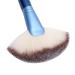 Large Fan Makeup Brush - Blending Highlighter & Contour Powder Brush | Professional Blue Makeup Tool for Flawless Results - Shop Internationally - Buy Online on GoSupps.com