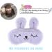 ULIFEMALL Cute Rabbit Sleeping Mask - Soft Fluffy Plush Bunny Blindfold for Kids Girls Boys, Women - Novelty Eye Mask for Night Nap, Travel, Meditation - Grey - Buy Online on GoSupps.com
