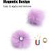 12 Colors Mixed Detachable Nail Art Decortaions 3D Charms Nail Poms Decorate Nail Art DIY Fluffy Plush Ball for Nail Magnetic Nail Pom Poms - Buy Online on GoSupps.com