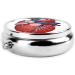 Human Anatomy Heart Chart Mini Round Pill Box | 3 Compartment Pill Organizer for Travel & Home - Buy Online on GoSupps.com