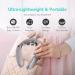 SKG Cordless Neck Massager with Heat & Vibration | G7 PRO Portable Electric Cervical Massager | Pain Relief for Women & Men - Silver Grey - Buy Online on GoSupps.com