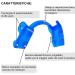 Powerlift Mouth Protection for Sports & Fitness | Blue Mouthpiece for Weight Lifting & Bodybuilding - 1 Piece - Buy Online on GoSupps.com