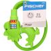 Fischer Dinosaur Cable Lock for Kids | Secure Bicycle Lock with 10 000 Combinations | 10 cm Diameter 60 cm Length Green - Buy Online on GoSupps.com