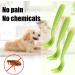 Tranquilique 5 PCS Tick Remover Tick Remover Tools for Dogs Cats Humans Flea Treatment Cat Entire Head & Body Pain-Free Tick Remover for Professional & Home 1.93+2.44+2.5inch 5/Pcs green - Buy Online on GoSupps.com