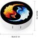 Buy Fire Ice Dragon Yinyang Contact Lens Case - Portable Travel Lens Box with Mirror for Easy Eyewear Care - Buy Online on GoSupps.com