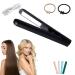 Mini Dual-Purpose Curling Iron USB Mini Dual-purpose Hair Straightener Curling Iron Goodwillbrave Mini Curling Iron Long-Lasting Portable Travel Hair Styler (Upgrade Black)