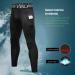 Yuerlian Men's Compression Pants with Pockets - 3 Pack Athletic Leggings for Running & Cycling - Buy Online on GoSupps.com