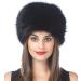 Lucky Leaf Winter Fur Cossack Cap | Russian Hat with Earmuffs H01-Black - Buy Online on GoSupps.com