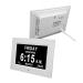 2023 7 inch digital calendar day clock extra large screen automatic dimension electronic day watches individual memories for seniors older (EU plug)