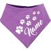 Customizable Both-Sided Multicolor Dog Turning Cloth - Purple Plum (Size 4: Neck 45-52 cm) - Shop Internationally! - Buy Online on GoSupps.com