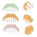 Frcolor 9-Piece Massage Comb Set | Household Wiper & Hair Gua Sha for Men | Valentine's Day Gift | Jade & Wooden Hair Comb Massager - Buy Online on GoSupps.com