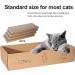 4-Pack Reversible Cat Scratch Pad | Durable Recyclable Cardboard | Rest, Grind Claws & Play | Cat Scratcher Box - Buy Online on GoSupps.com