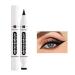 Liquid Eyeliner and Eyeliner Stamp Tool - Waterproof Long Lasting and Smudge Proof Eye Makeup - Dual Ended Colorful Liquid Wing Eyeliner 02# 1 Count (Pack of 1)