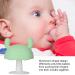Silicone Teether Mushroom Shaped for Infants 4+ Months - Pink/Green - Buy Online on GoSupps.com