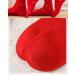 Chinese New Year Zodiac Red Socks - 2 Pairs (Men's and Women's) | Embroidered Cotton Spring Festival Socks | Size 34-44 - Buy Online on GoSupps.com