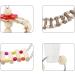 Taecoool 8-Part Wooden Parrot Toys - Natural Chewing & Hanging Bell for Cockatiels Finches & Small Parrots - Buy Online on GoSupps.com