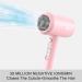 Ions F hn AC Motor 1800W Hair Dryer | Quick Drying Salon Tool with Hot/Cold Button 3 Concentrators & Diffuser 3 Temp Settings 2-Speed - Pink - Buy Online on GoSupps.com
