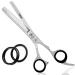 Professional Thinning Thinning Scissors Hairdressing Scissors Professional Hair Cutting 6.5" Inches Hairdressing Tools and Tools Hairdresser Women Men Salon Comb Silver