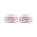 FREEMAN Nourishing Pineapple & Hyaluronic Acid Cream Facial Mask Hydrates and Moisturizes Skin Leave On To Restore Skin Plumping 2 fl.oz./ 60 ml Jar 2 Count Nourishing Pineapple Hyaluronic Acid Masks