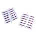 Amosfun 12 Pairs Glitter Eyeliner Cat Eyeliner Sticker Makeup Eyeliner Instant Eyeliner Stickers Purple Stickers Sticky Eyelid Sticker Eyeliner Tape Strips Self- Natural Woman Cosmetic
