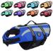 Emust dog swimming vest reflective lifeguards for small dogs with a rescue handle small dog vests lifesaver for swimming boating water PO Blue S S PO Blue